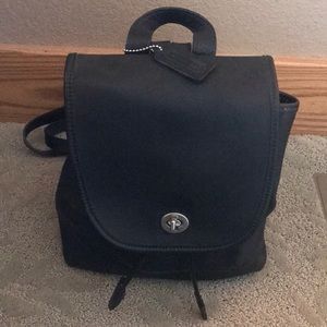 Vintage Coach leather backpack